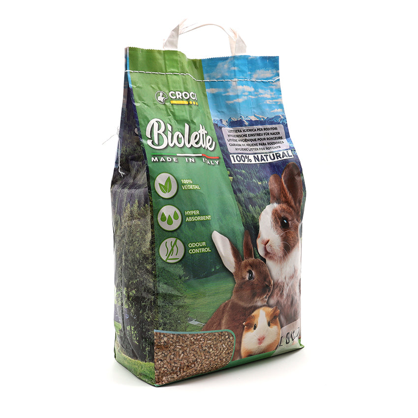100% vegetable litter for rabbits and small rodents - Biolette