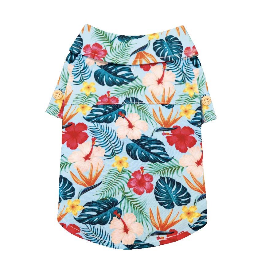 Maglia per cani Blue Hawaii