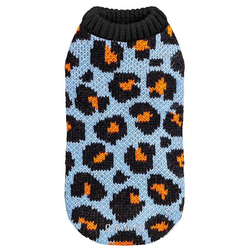 Maglioni per cani Cheetah Spot Blu