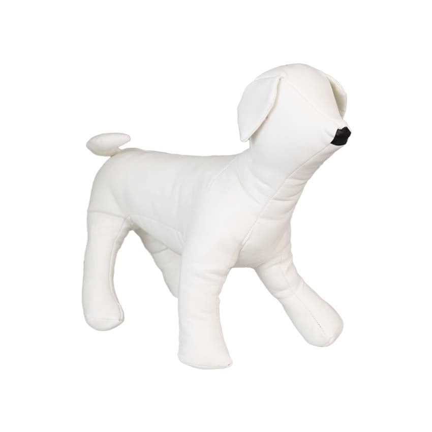 Maniquí de perro de piel sintética