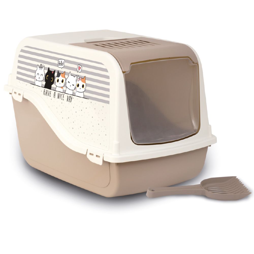 Closed in litter box best sale