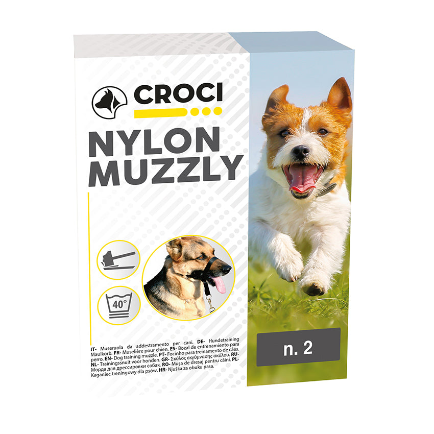 Nylon dog training muzzle