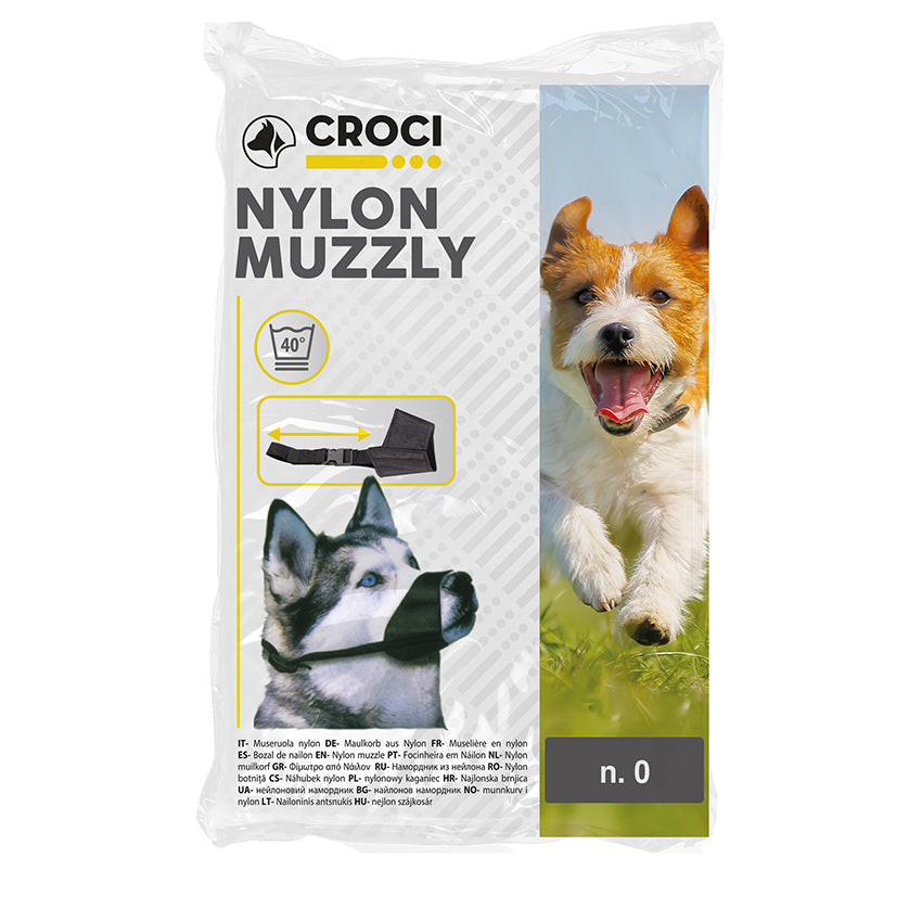 Nylon dog muzzle