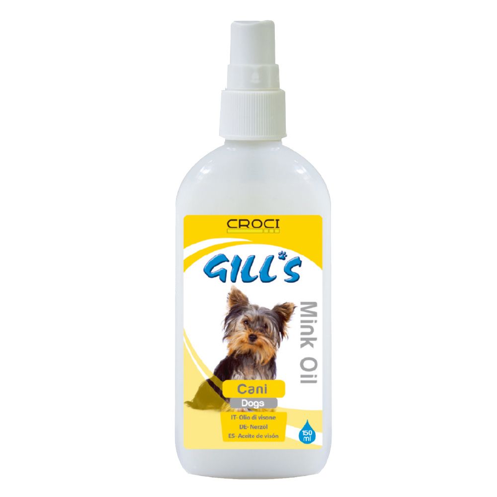 Spray de aceite de visón para perros Gill's