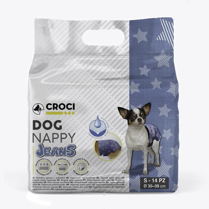 Pannolini per cani Dog Nappy Jeans