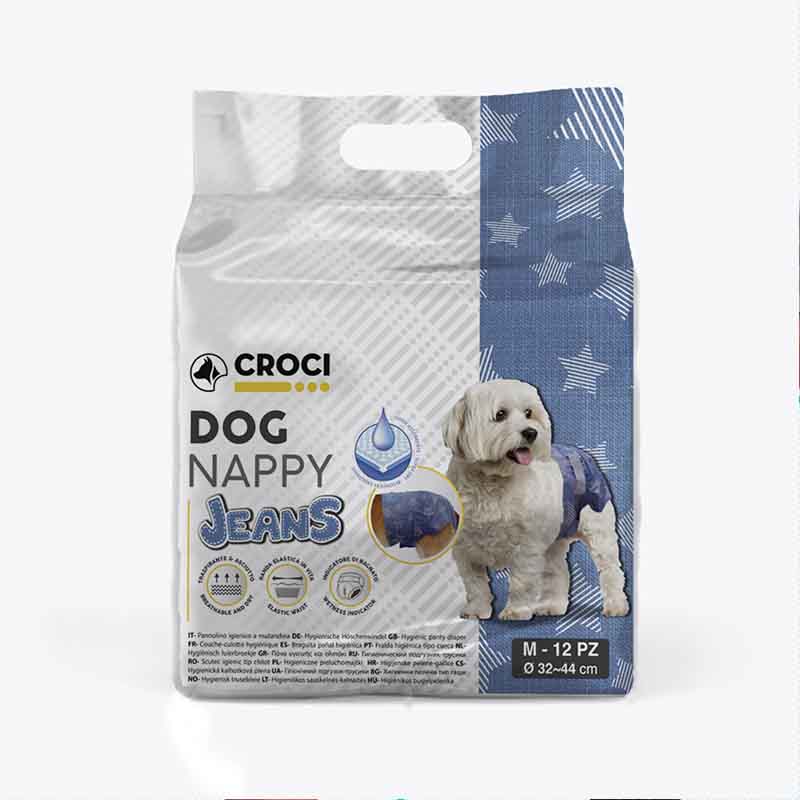 Pannolini per cani Dog Nappy Jeans