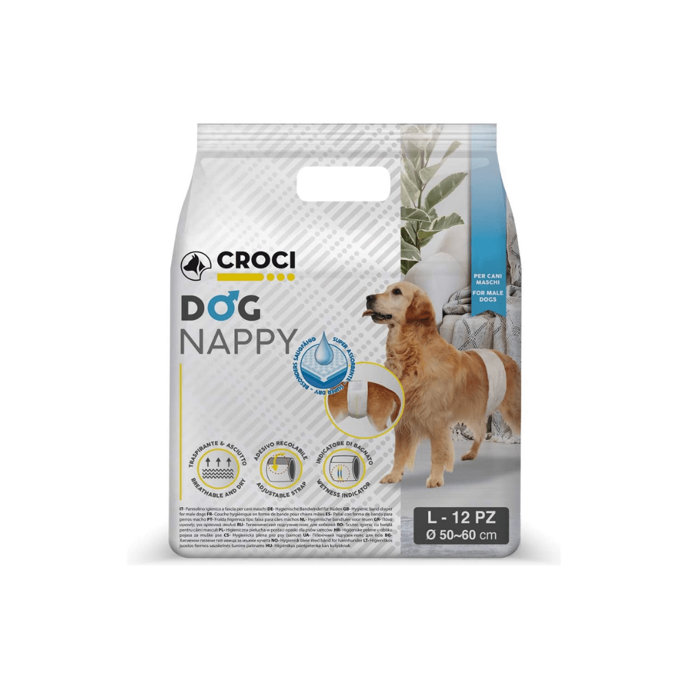 Bande d'hygiène pour chiens mâles - Dog Nappy