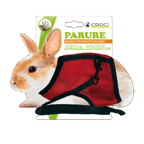 Parure Small Pets Red per Roditori