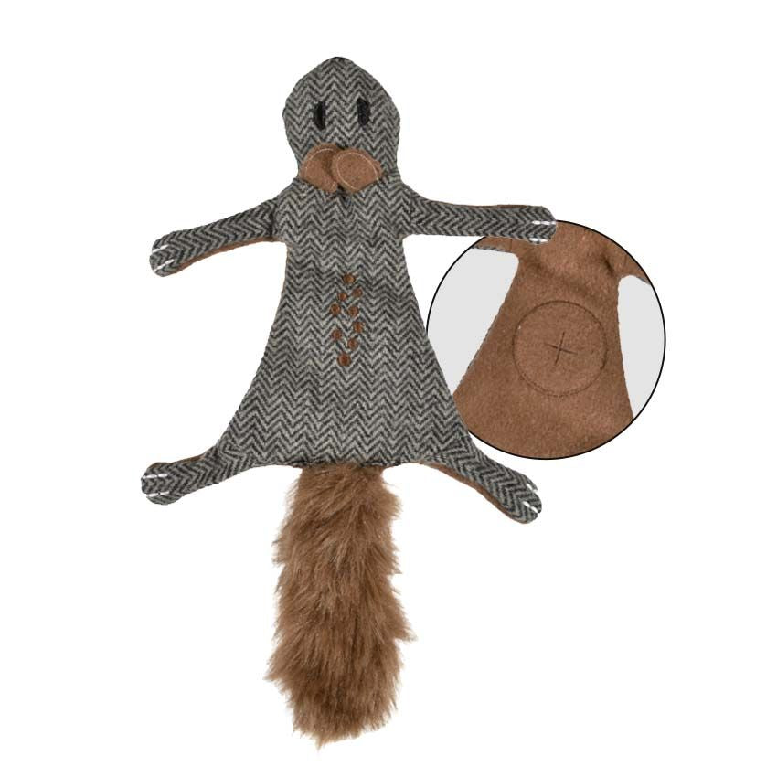 Recycled wool dog soft toy - Bobby