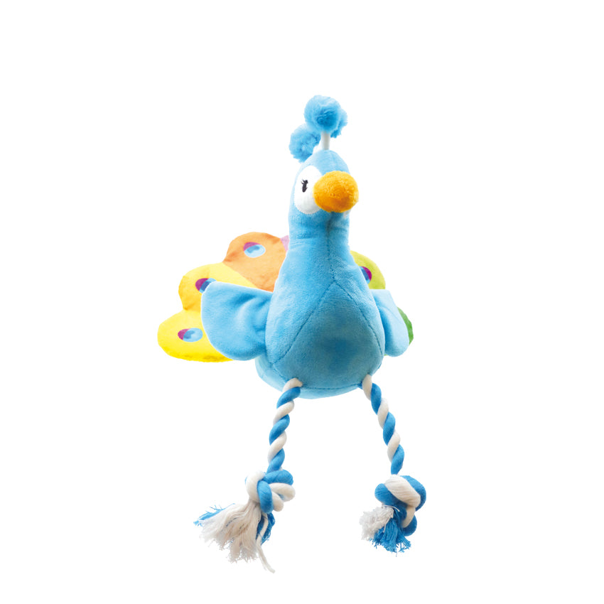 Jouet en peluche pour chiens - Paon