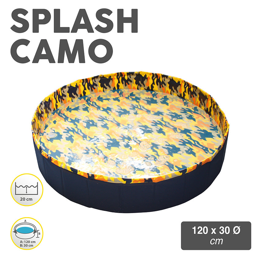 piscina per cani spash camo 120x30