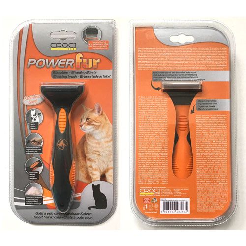 Powerfur Groomer for Short-Haired Cats