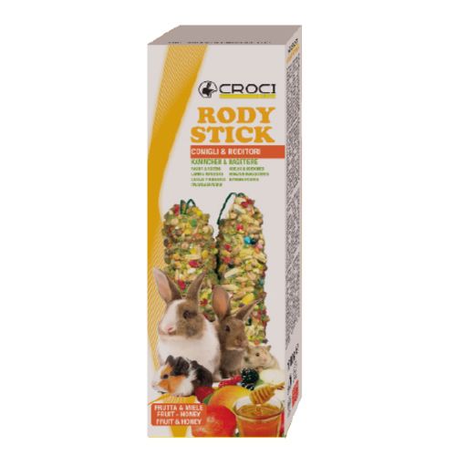 Rody Stick Fruits et Miel pour Lapins et Rongeurs