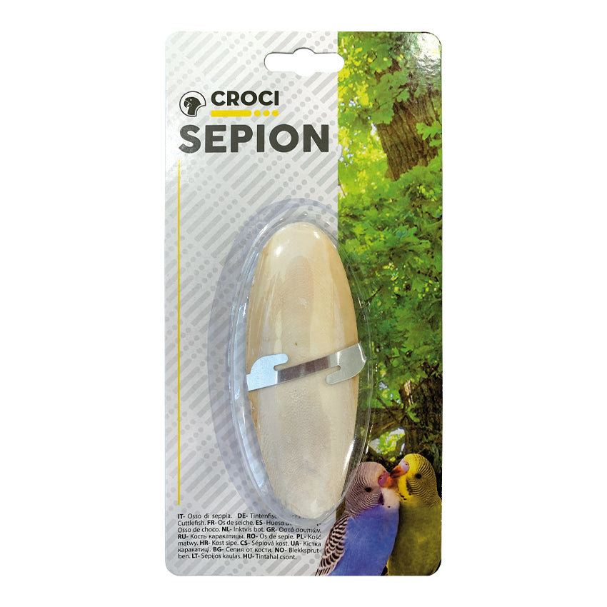 Snack aux os de seiche de sépion pour oiseaux