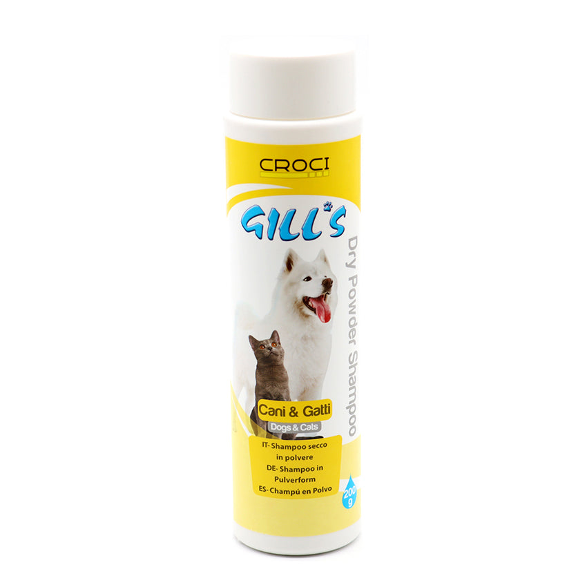 Dry shampoo powder for dogs and cats Gill s