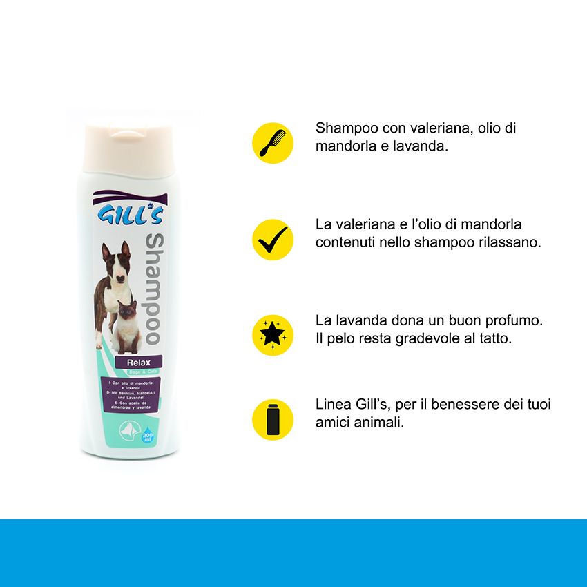 Shampoo cane Relax Gills