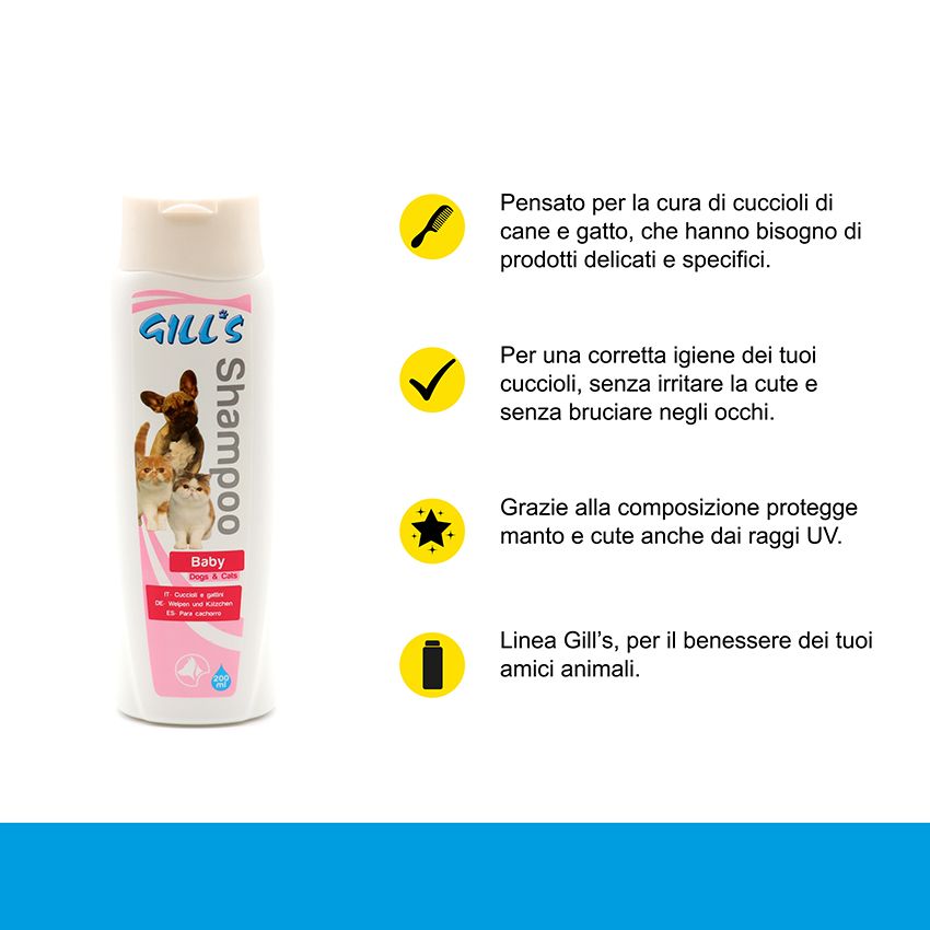 Shampoo cuccioli cane Gills