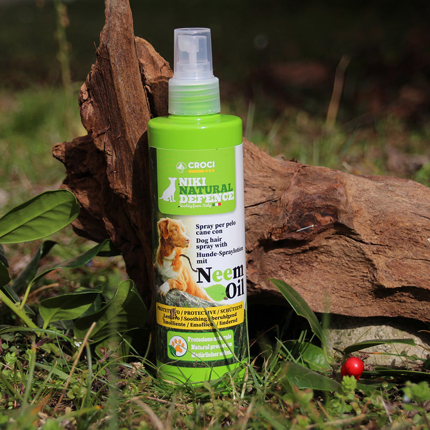 Spray per Cucce e Tessuti all'Olio di Neem - Niki Natural Defence