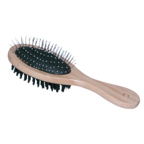 Brosse ovale double