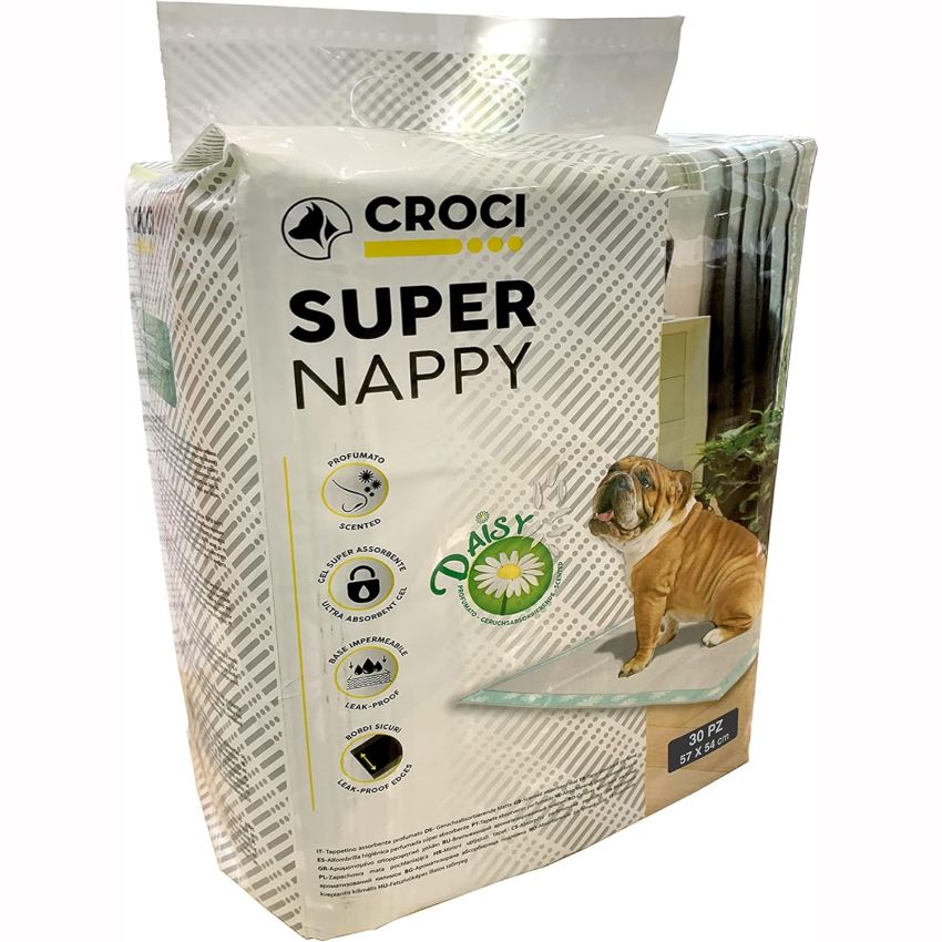 Tapetes Higiénicos para Perros - Super Nappy Daisy