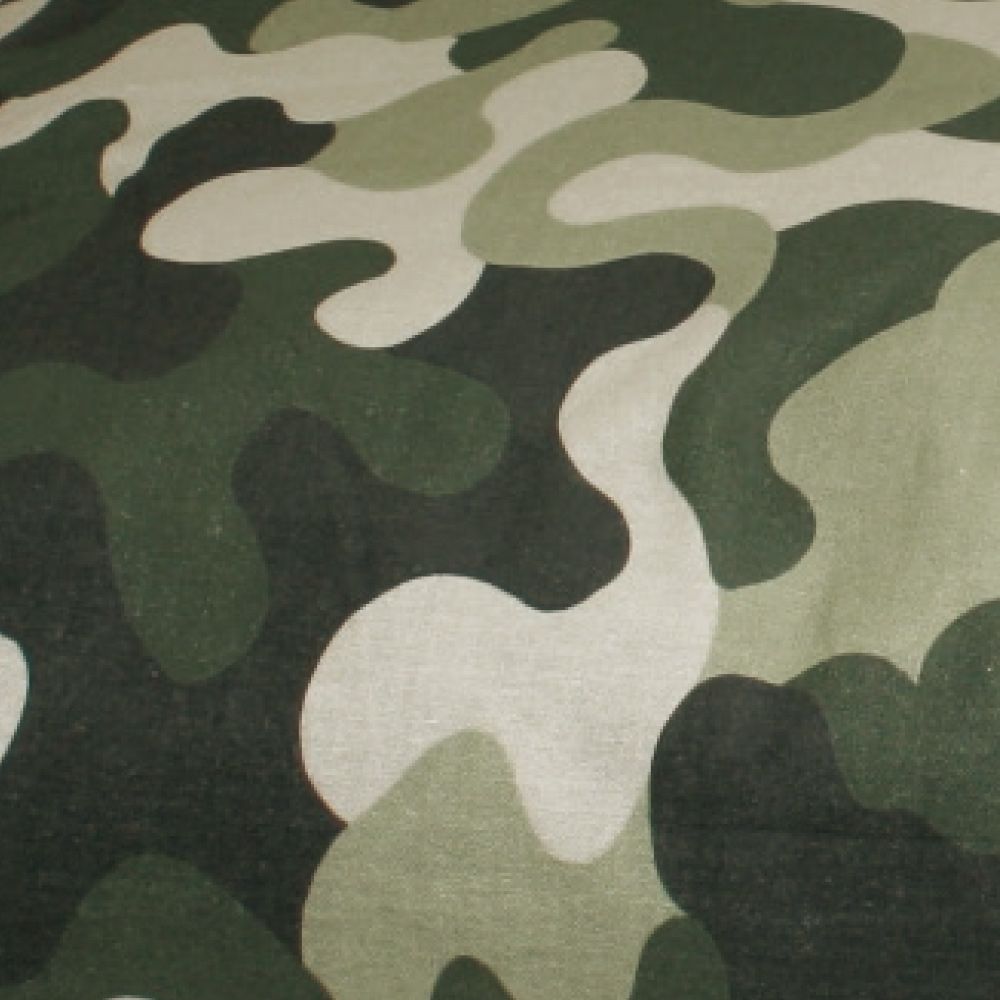 Oval Camouflage Pet Bed