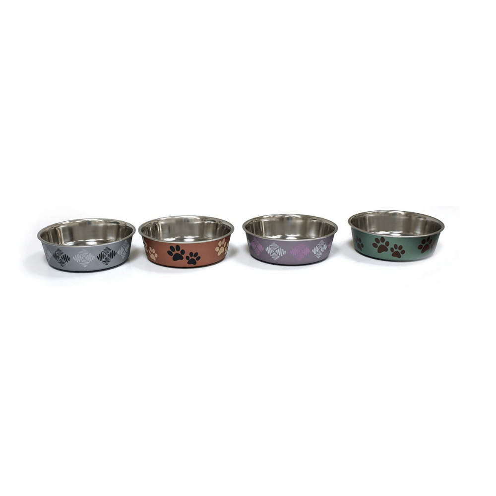 Steel dog and cat bowl - Roxy Assorted Colours