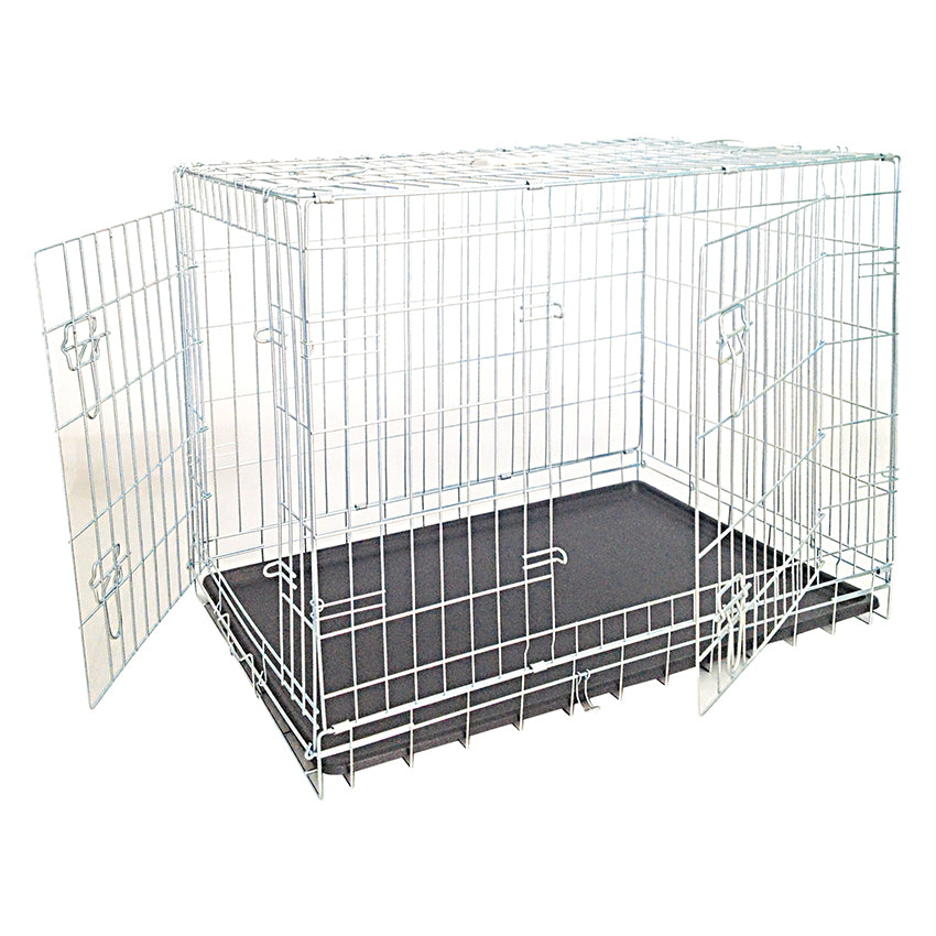 2 Door Galvanized Dog Playpen