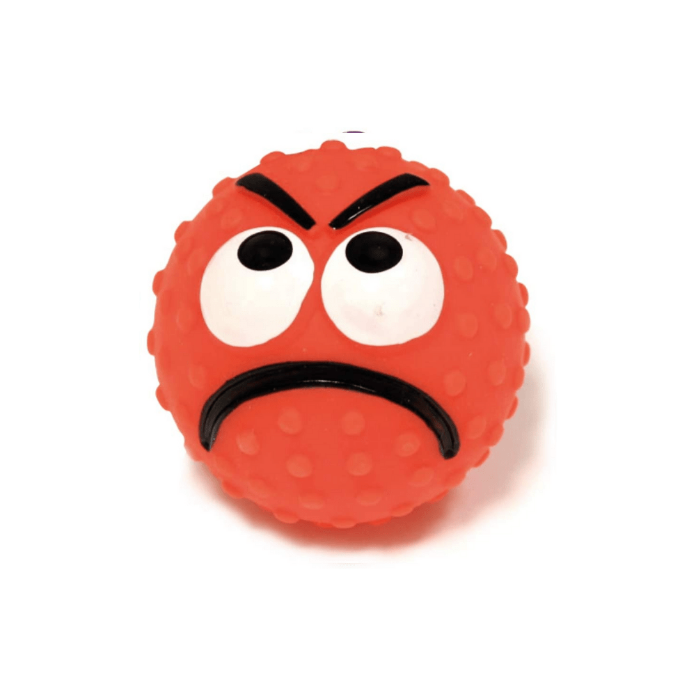 Palla Emoticon in Vinile Gioco per Cani