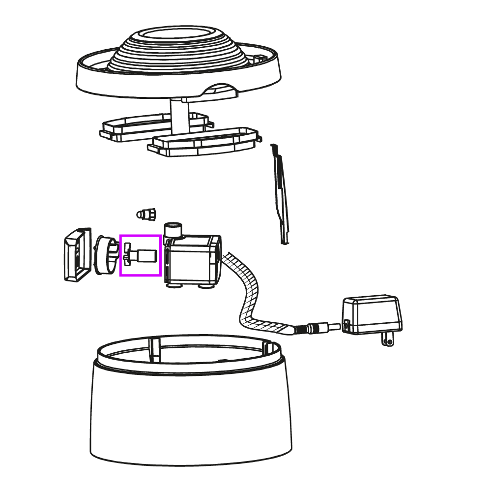 Girante di ricambio per Fontana Happy Drink