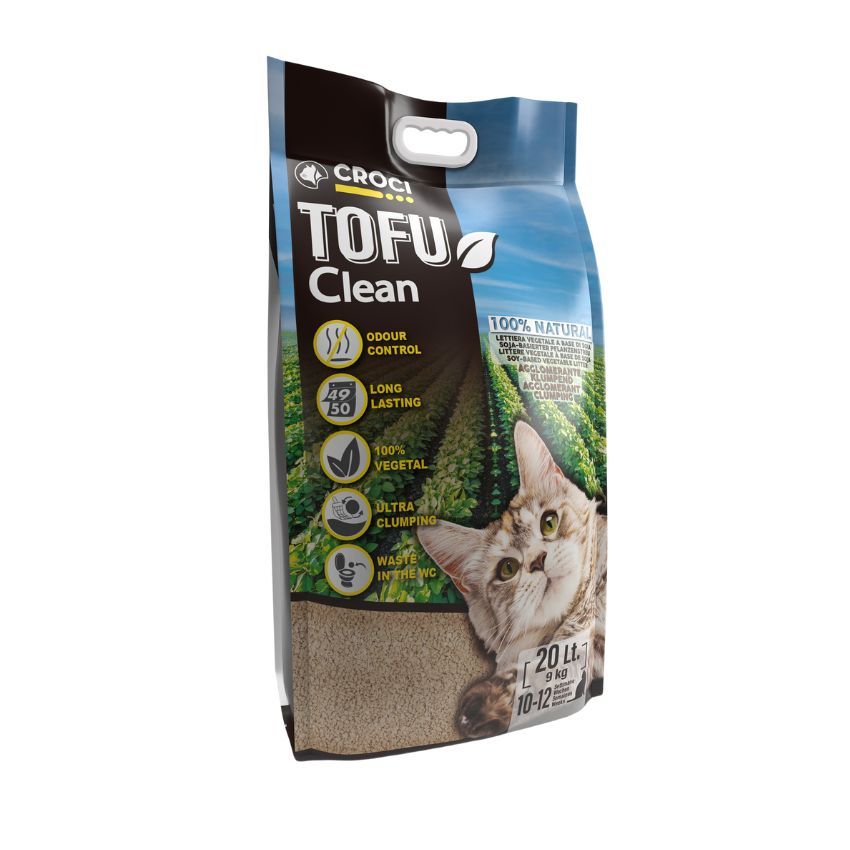 Lettiera per gatti - Tofu Clean