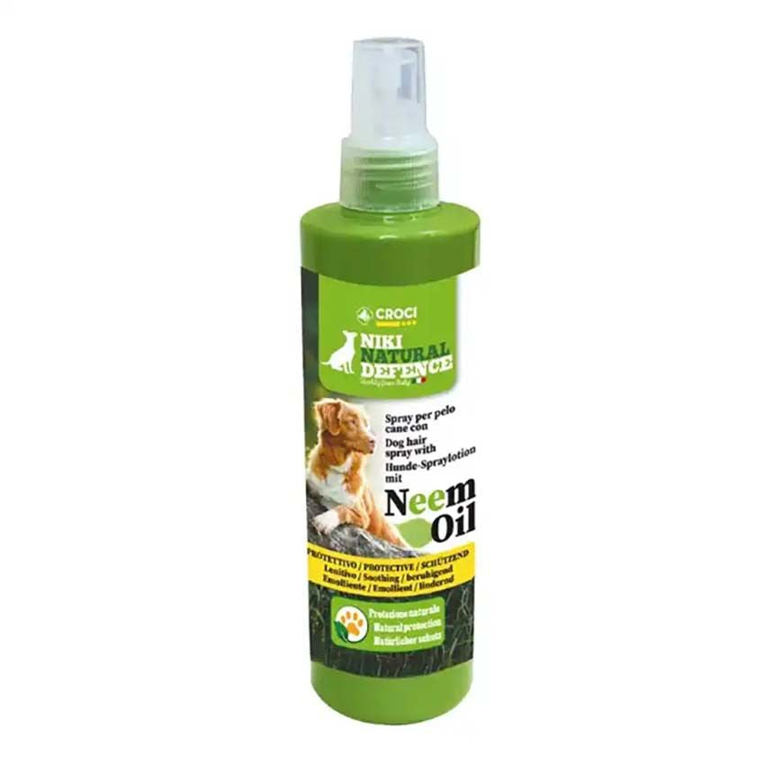 Spray per pelo all'olio di Neem per cani e gatti