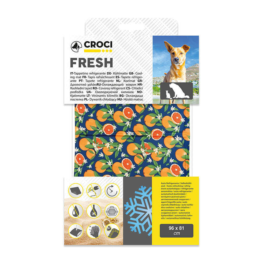 Kühlmatte für Hunde – Blue Citrus