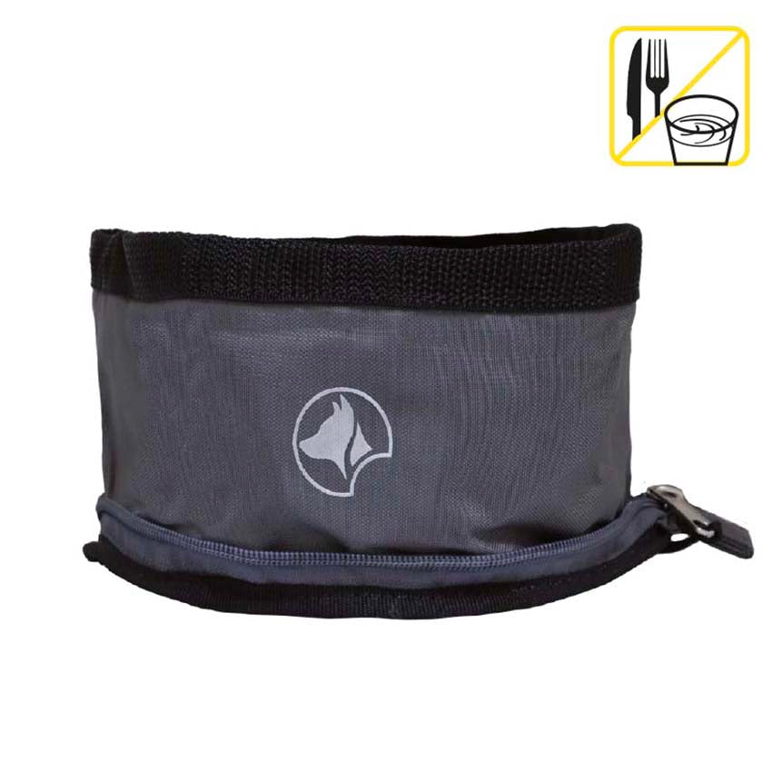 Gamelle de voyage pliable pour chien 2,4 L - Randonnée