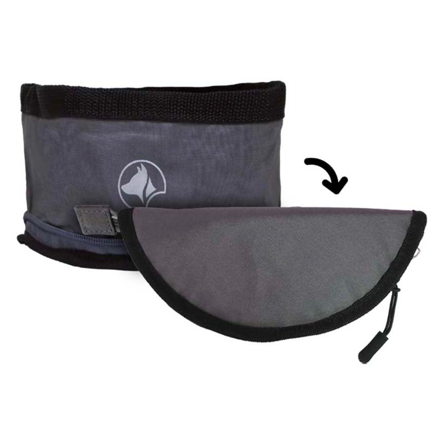 Gamelle de voyage pliable pour chien 2,4 L - Randonnée