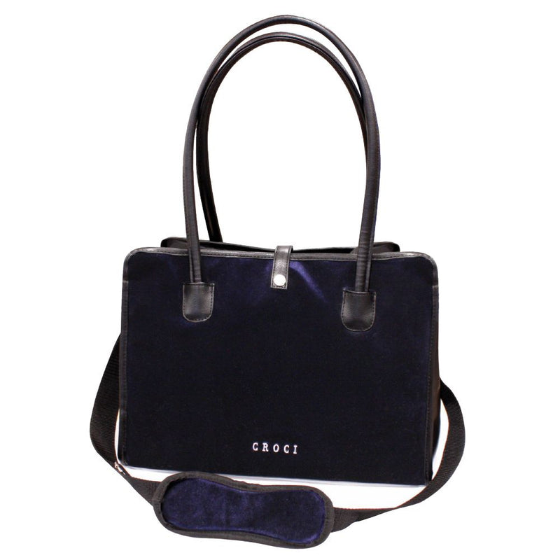 Borsa in velour nero per animali