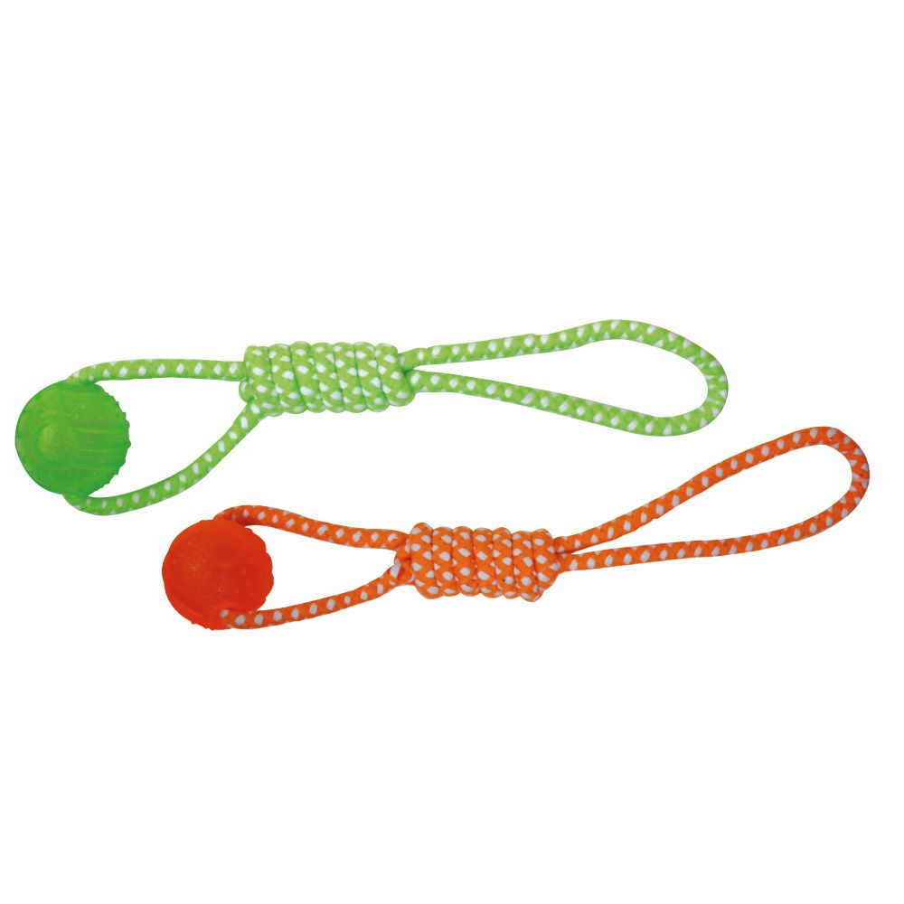 Pelota con Cordón de Goma para Perros - Bblasting