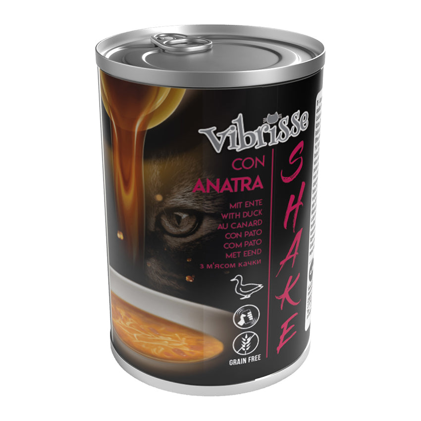 Feuchtigkeitsspendendes Nassfutter für Katzen, Vibrisse Shake, 135 g