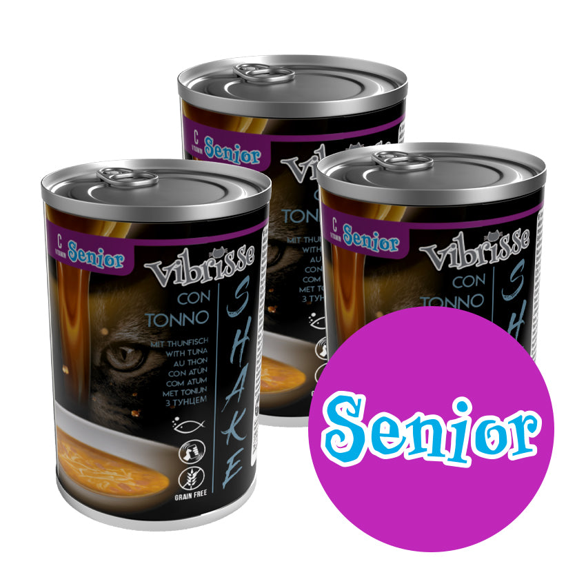 Aliment pour chats seniors - Vibrisse Shake 135g