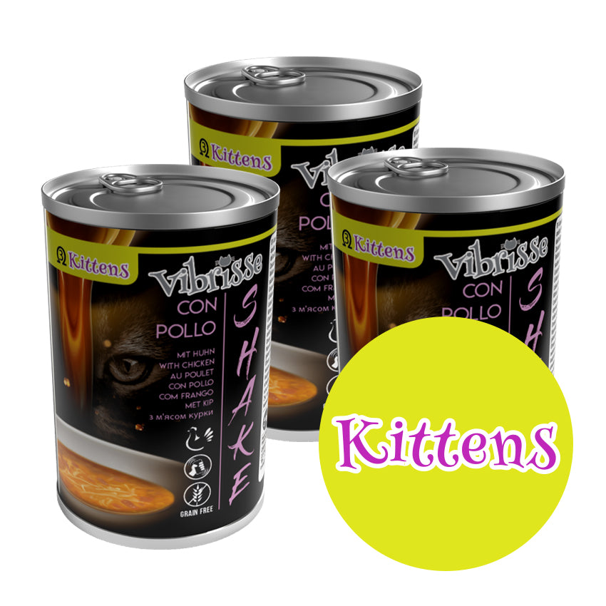 Nourriture humide pour chiots chats - Vibrisse Shake Kitten 135g