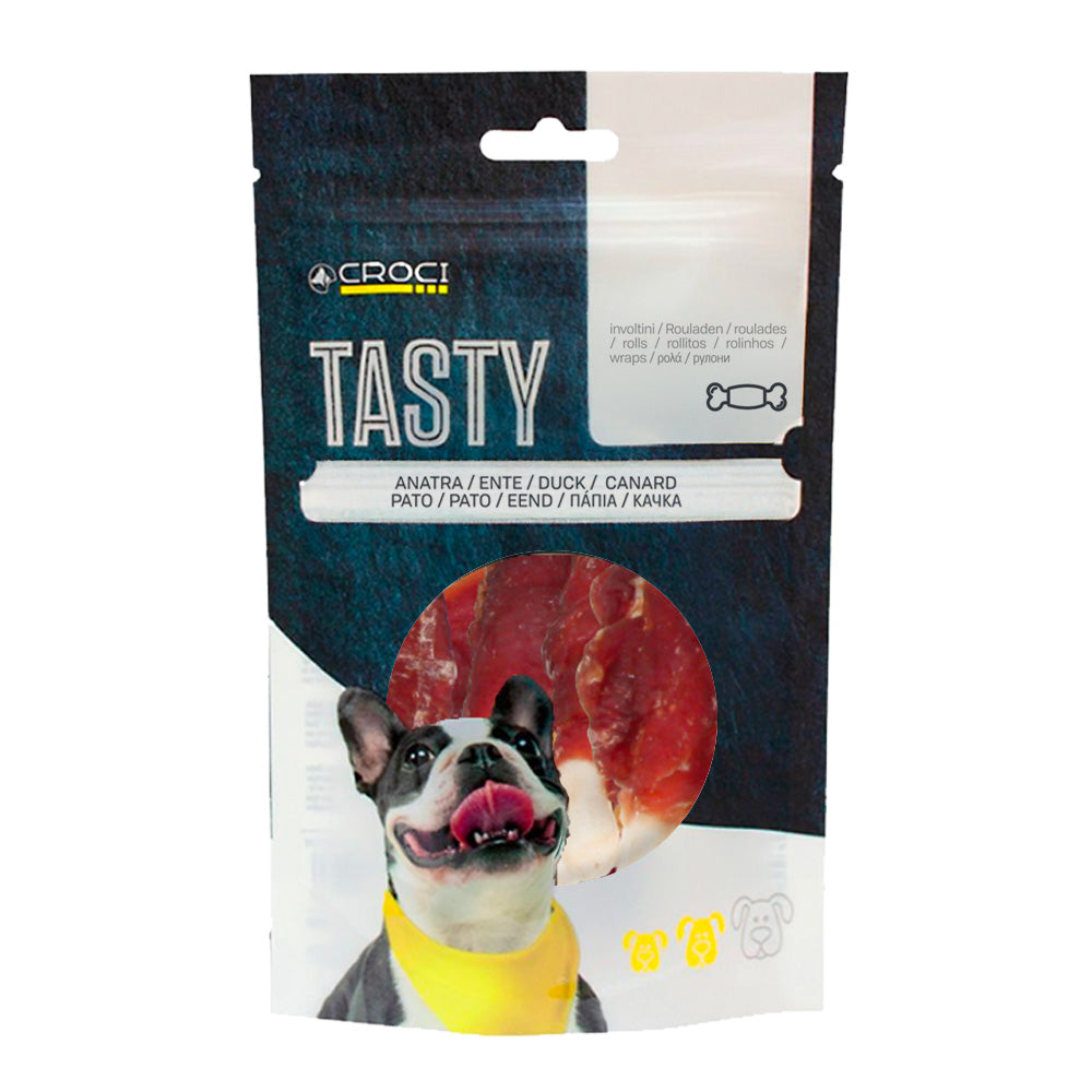 Tasty Involtini d'Anatra Snack per Cani