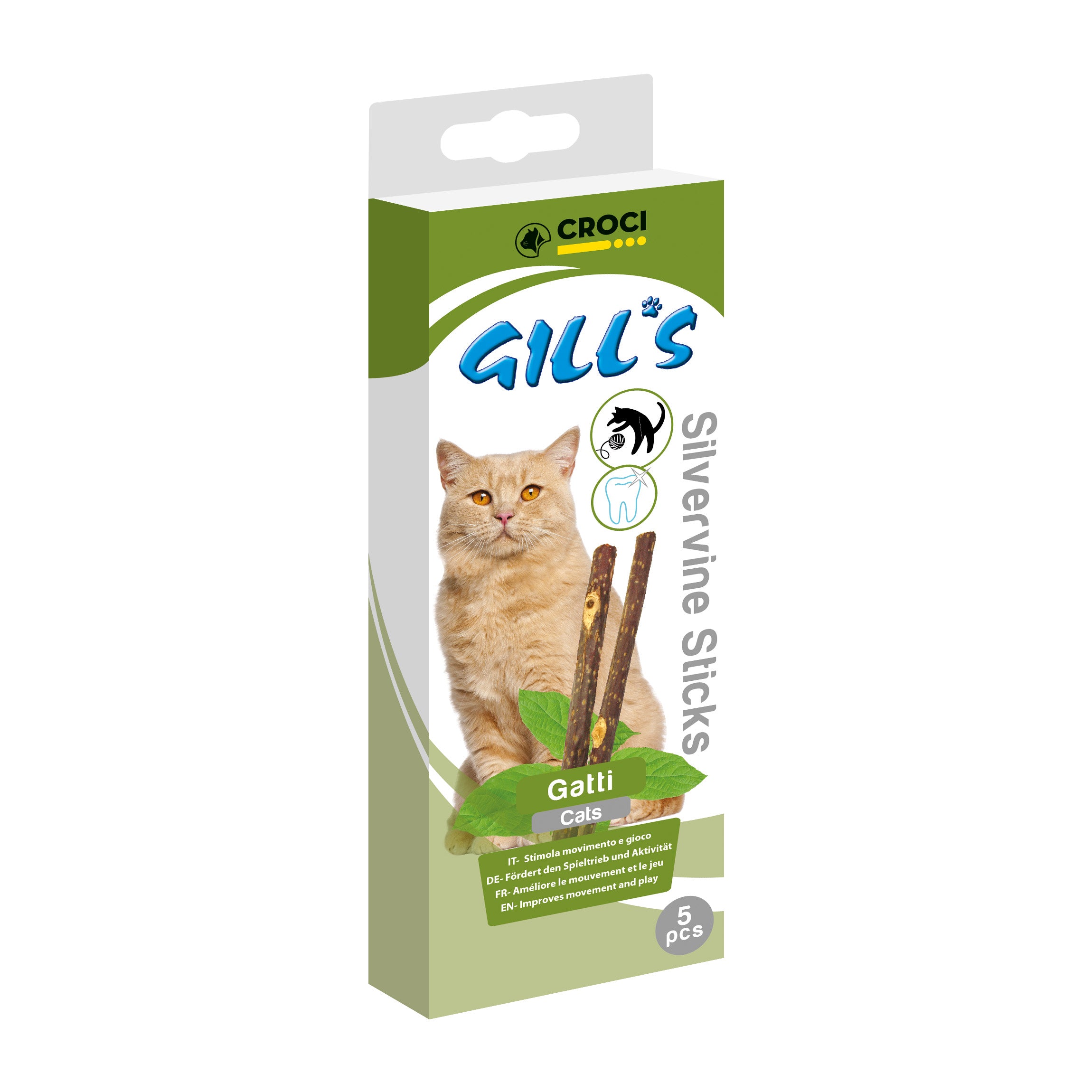 Palitos para gatos Gill's Silver Vine