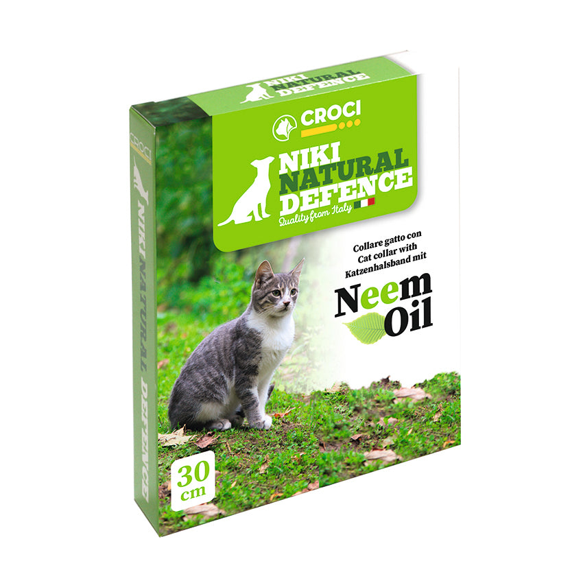 Niki Natural Defence: collare all'olio di Neem per gatti