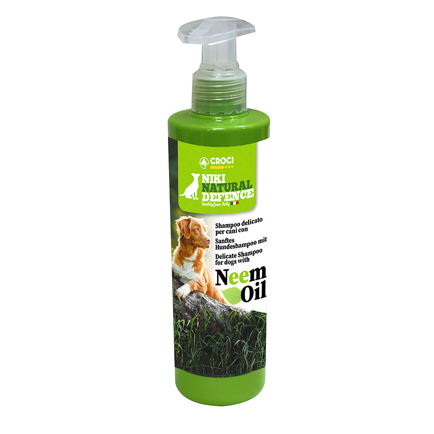 Niki Natural Defence: shampoo naturale all’olio di Neem per cani