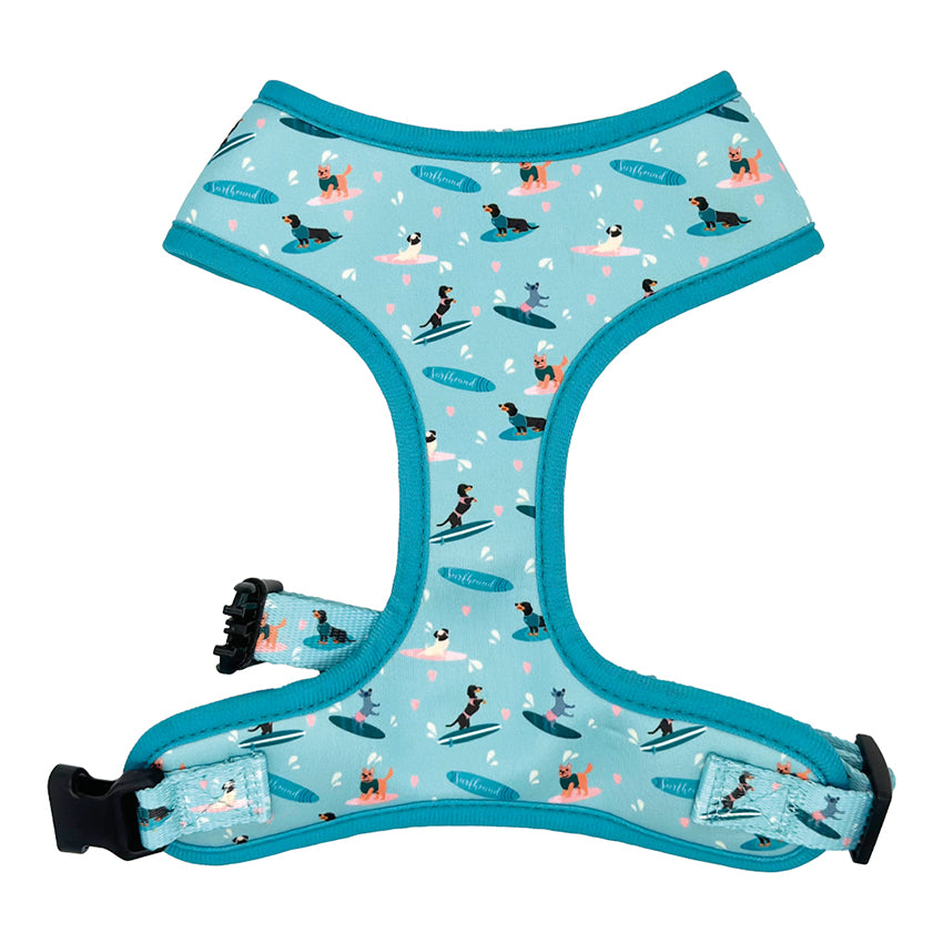 Pettorina double face per cani in neoprene e mesh traspirante