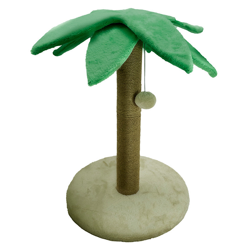 Tiragraffi per gatti a palma con gioco pendente 52CM