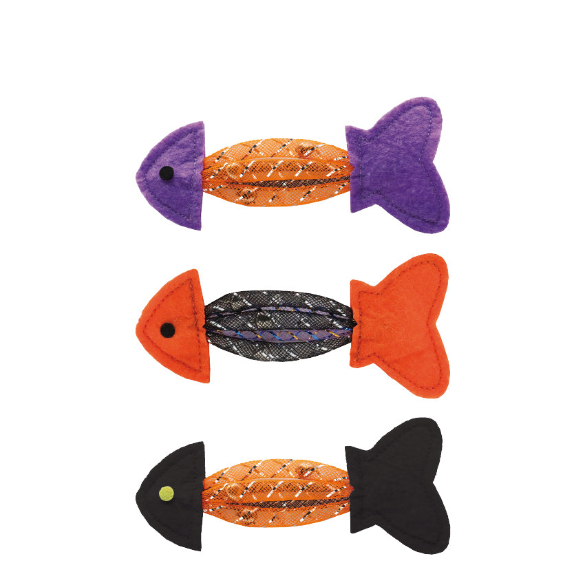 Gioco per Gatti a Forma di Pesce in 3 Colori Differenti con Suono