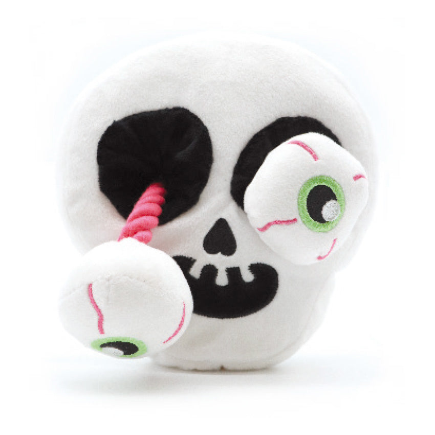 Gioco per cani Fright Skull Eyes 20 cm con occhi pop-out e squeak