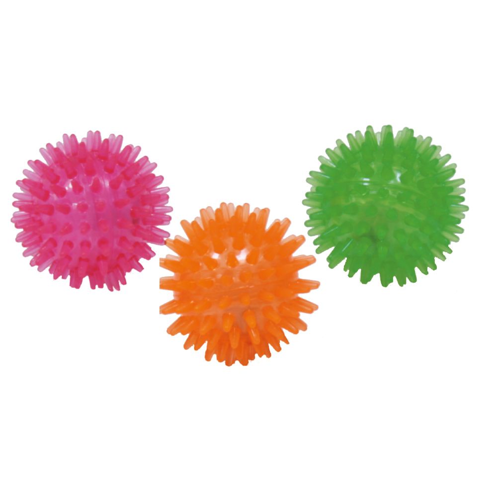 Blinkender Gummiball, 5 cm, verschiedene Farben