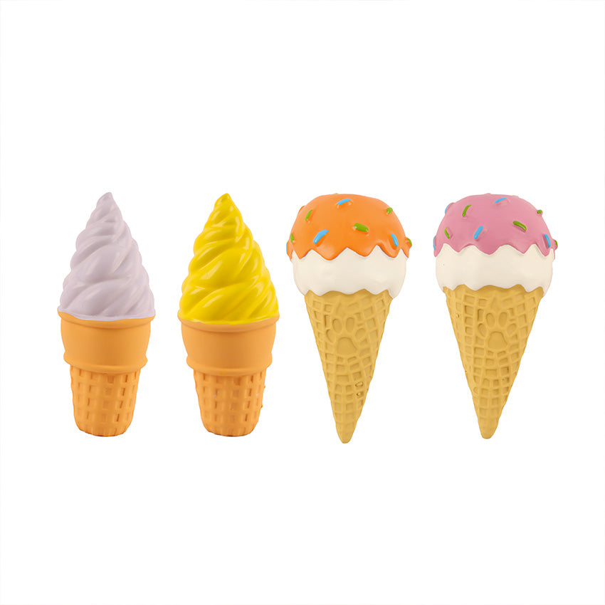 Gioco per cani a forma di gelato in gomma 13 cm