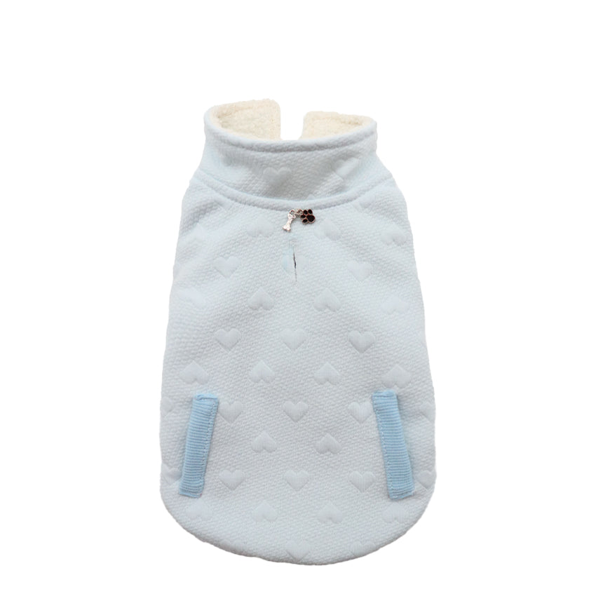 Lollipop Dog Hoodie – Elegance and Comfort with Charm and Heart Details